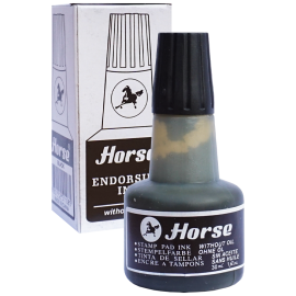 Tuș pentru ștampilă Horse, 30 ml, negru